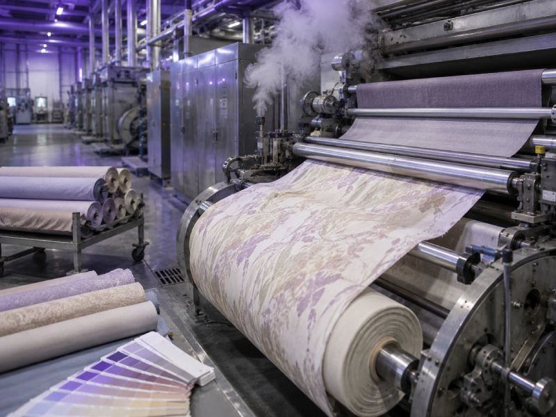 Dyeing and printing plant used by AM Textiles