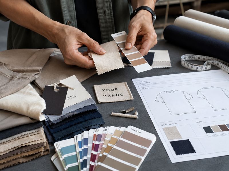 Private label sampling and custom product development at AM Textiles