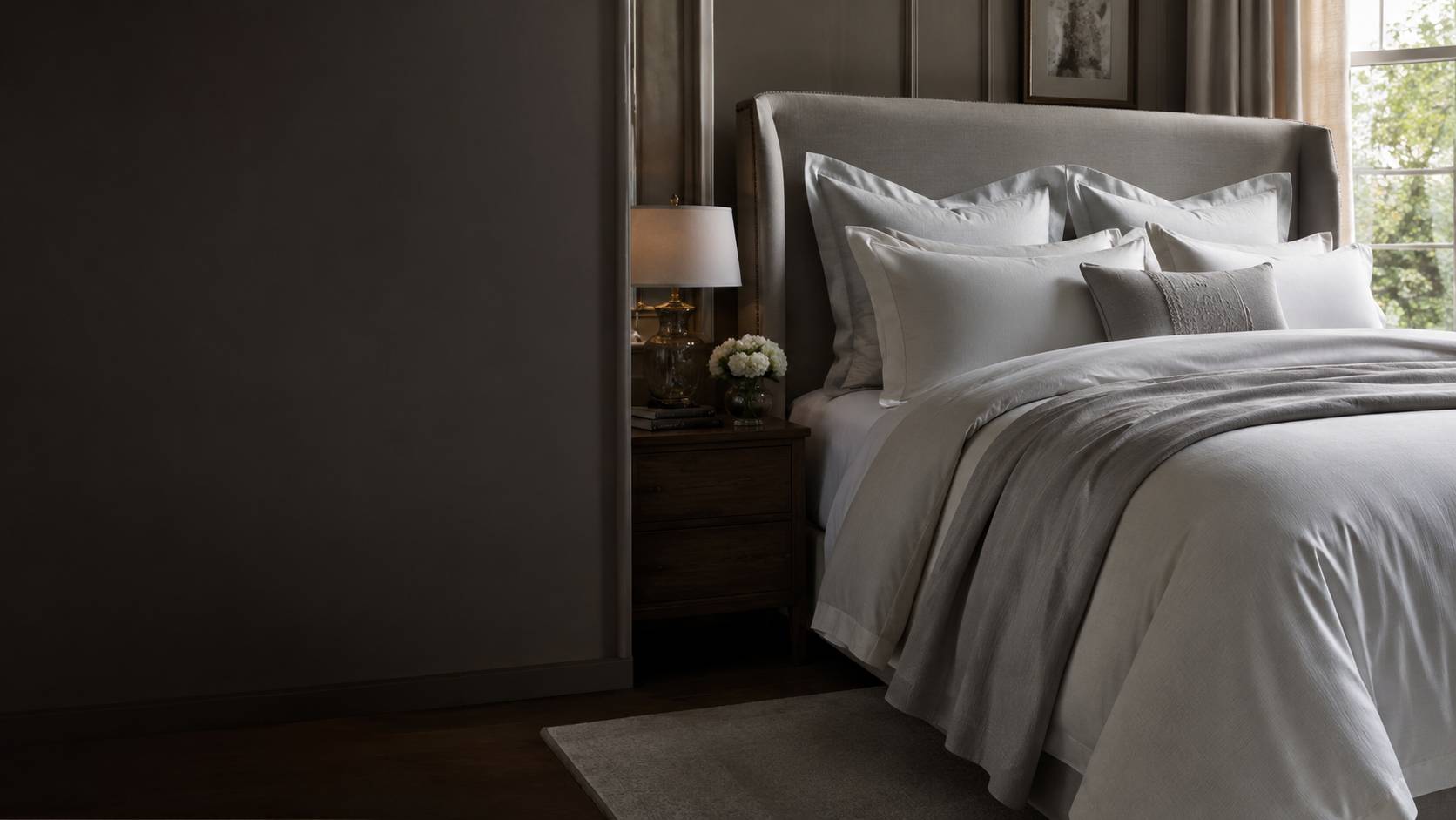 Premium bed linen set manufactured by AM Textiles