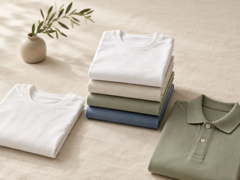 Cotton jersey T shirts knitted and stitched by AM Textiles